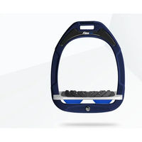 Produktbild von Flex-on Ultragrip Gel Stretch Steigbügel aus Green Composite in Marine Grau Blau