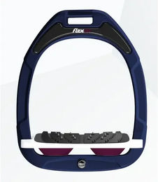 Flex-on Ultragrip Schrägsteigbügel Green Composite in Marine Weiß Plum – Bild 1 von 1