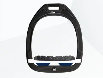 Flex-On Ultragrip Steigbügel aus Composite in Grün Weiß Marine – Bild 1 von 1