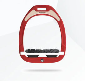 Flex-On Ultragrip Steigbügel aus Green Composite in Bordeaux Schwarz Orange – Bild 1 von 1