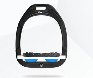 Flex-On Ultragrip Steigbügel Green Composite in grün/weiß/blau – Bild 1 von 1