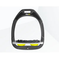 Produktbild von Flex-On Ultragrip Steigbügel schräg Green Composite Anthrazit Grau Gelb