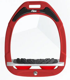 Flex-On Ultragrip Steigbügel schräg Green Composite Rot Grau – Bild 1 von 1