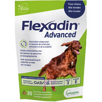 Produktbild von Flexadin Advanced Funktionssnack für Hunde mit Huhn zur Unterstützung der Gelenke 30 Stück