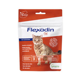 Flexadin Cat Gelenk-Leckerli für Katzen aller Altersstufen 60 Kaubrocken – Bild 1 von 2