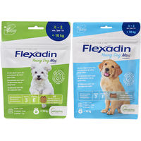 Produktbild von Flexadin Young Dog Maxi Funktionssnack für junge große Hunde zur Unterstützung der Gelenke 2 x 60 Kaubrocken