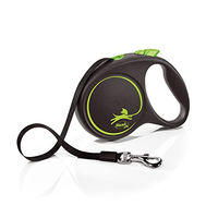 Produktbild von flexi Black Design Rollleine für Hunde Größe L Schwarz Grün - 5 m