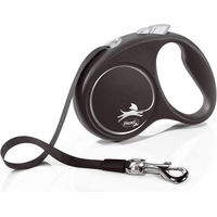 Produktbild von Flexi Black Design Rollleine für Hunde kleine Rassen Schwarz 5 m Größe S - 5 m