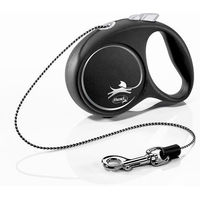 Produktbild von flexi Black Design XS Rollleine Seil Schwarz 3 m für kleine Hunde - 3 m