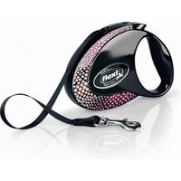Produktbild von FLEXI Glam Composition M Rollleine Schwarz 5m - 5 m
