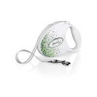 Produktbild von Flexi Glam Splash Leaf Rollleine Gurtband S 5m für kleine Hunde - 5 m