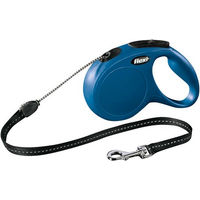 Produktbild von flexi Hund Rollleine aus Nylon in Blau Größe M