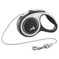 Produktbild von flexi Hund Rollleine New COMFORT Seil Schwarz XS 3 Meter - 3 m
