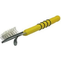 Produktbild von Flexi-King Wunderbürste für Haut und Fell in Gelb aus Edelstahl