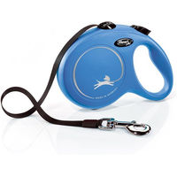 Produktbild von Flexi New Classic Gurt-Rollleine für Hunde Blau Größe L 5m - 5 m