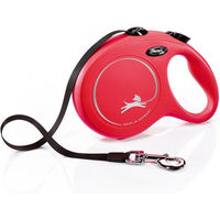 Produktbild von flexi New Classic Gurt Rollleine für Hunde L 8 m Rot - 8 m