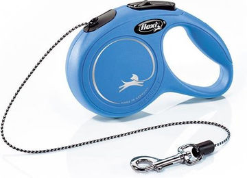 Flexi New Classic Rollleine für kleine Hunde XS Seil Blau 3 m - 3 m – Bild 1 von 10