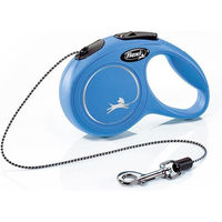 Produktbild von Flexi New Classic Rollleine für kleine Hunde XS Seil Blau 3 m - 3 m