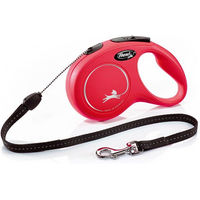 Produktbild von flexi New Classic Rollleine Seil für kleine Hunde Rot Größe S 8 m - 8 m
