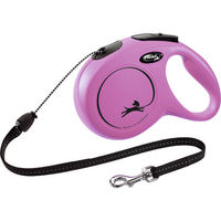 Produktbild von Flexi New Classic Rollleine Seil Hundeleine Rosa Größe M 8 m - 8 m