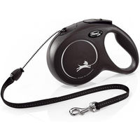 Produktbild von flexi New Classic Rollleine Seil Hundeleine Schwarz Größe M 8m für Hunde bis 20 kg - 1 Stk.