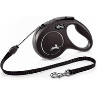 Produktbild von Flexi New Classic Rollleine Seil Schwarz Größe M 5 m für Hunde bis 20 kg - 5 m
