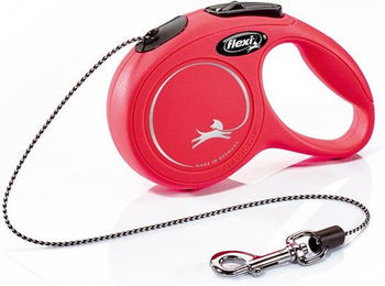 flexi New Classic XS Rollleine für kleine Hunde als Seilleine 3 m Rot - 3 m – Bild 1 von 12