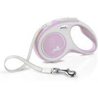 Produktbild von Flexi New Comfort Rollleine aus Gurtband für Hunde Größe S 5 m Rosa - 5 m