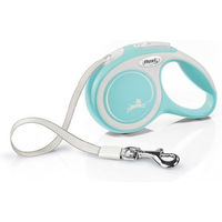 Produktbild von Flexi New Comfort Rollleine aus Gurtband für kleine Hunde XS 3 m Hellblau - 3 m
