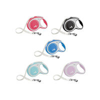 Produktbild von Flexi New Comfort Rollleine für Hunde mit Gurtband Hellblau Größe M 5m - 5 m
