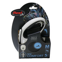 Produktbild von Flexi New Comfort Rollleine für Hunde Schwarz Größe M 5m