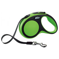 Produktbild von flexi New Comfort Rollleine für kleine Hunde in Grün Größe S mit 5 m Länge - 5 m