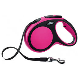 Produktbild von flexi New Comfort Rollleine für mittlere Hunde Rosa Größe M - 5 m