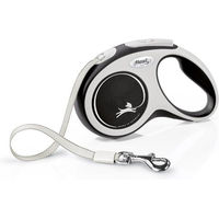 Produktbild von flexi New Comfort Rollleine Gurtleine für Hunde Größe S 5 m Schwarz - 5 m
