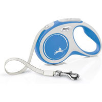 Produktbild von Flexi New Comfort Rollleine mit Gurtband für Hunde Größe S 5 m Blau - 5 m