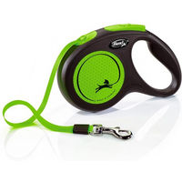 Produktbild von Flexi New Neon Rollleine für Hunde Größe M 5 m Grün - 5 m