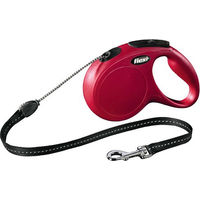 Produktbild von flexi Rollleine für Hunde aus Nylon in Rot Größe M