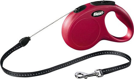 flexi Rollleine für Hunde aus Nylon in Rot Größe S – Bild 1 von 2