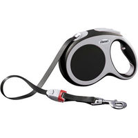 Produktbild von flexi Rollleine für Hunde aus Nylon in Schwarz Größe L