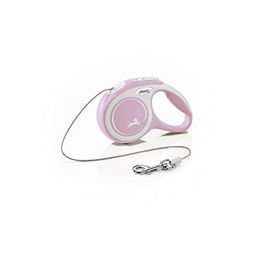 Flexi Rollleine für Hunde in Rosa mit weichem Griff für mittlere Rassen - 1 Stk. – Bild 1 von 7