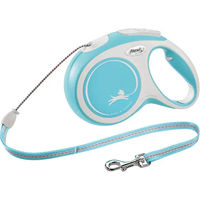 Produktbild von flexi Rollleine für Hunde mit weichem Griff Blau Small