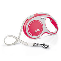 Produktbild von Flexi Rollleine New Comfort Gurtband Rot Größe L 5m für Hunde - 5 m