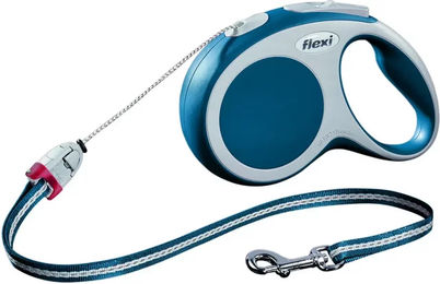 Produktbild von Flexi Rollleine New Comfort S für kleine Hunde aus Nylon in Blau