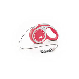 Flexi Rollleine New Comfort Seil für kleine Hunde, 3m, Pink - 3 m – Bild 1 von 10