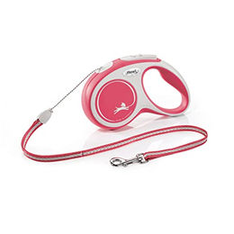 Flexi Rollleine New COMFORT Seil für kleine Hunde Rot 5m - 5 m – Bild 1 von 7