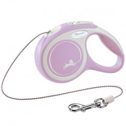 Flexi Rollleine New COMFORT Seil für kleine Hunde und Katzen Rosa - 1 Stk. – Bild 1 von 7