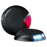 Produktbild von flexi Vario LED Leuchtsystem für Hundeleinen mit USB-Ladefunktion in Schwarz und Grau
