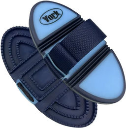 Flexi York Axel Pferdestriegel aus Gummi Blau – Bild 1 von 1