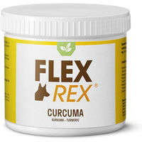 Produktbild von FlexRex Curcuma Gelenk Haut und Fell sowie Verdauungssupplement 125 g