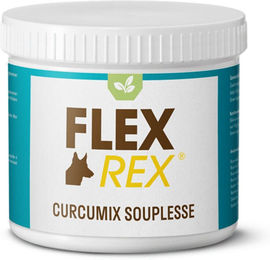 FlexRex Curcumix Souplesse Gelenk- und Haut-Fell-Supplement 250 g – Bild 1 von 2